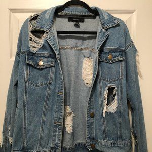 Distressed Jean Jacket